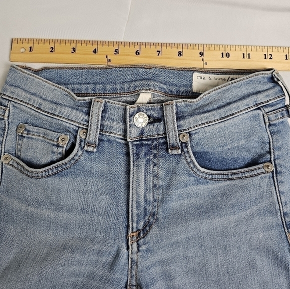 Rag & Bone Modele Skinny Size 24 color Wiley Light Blue Size 24 - Picture 3 of 9
